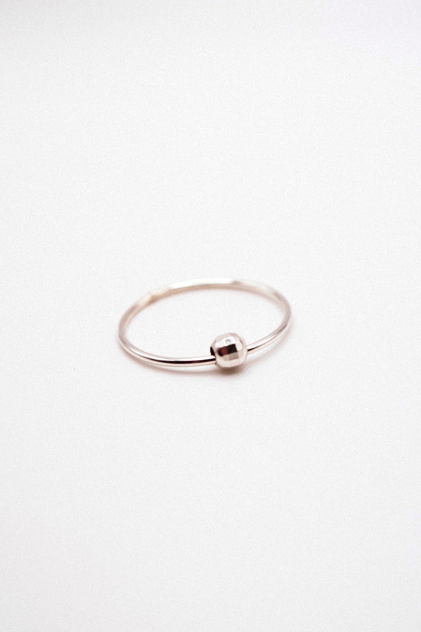 Disco Spinner Ring, Sterling Silver