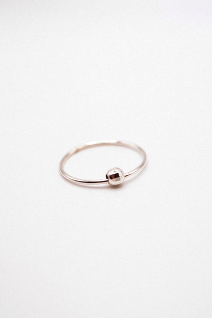 Disco Spinner Ring, Sterling Silver