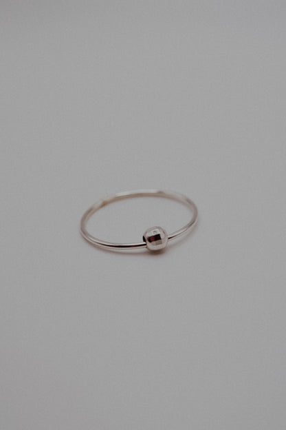 Disco Spinner Ring, Sterling Silver