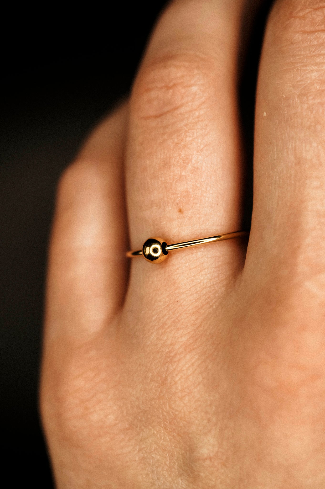 Spinner Ring, 14K Gold FIll