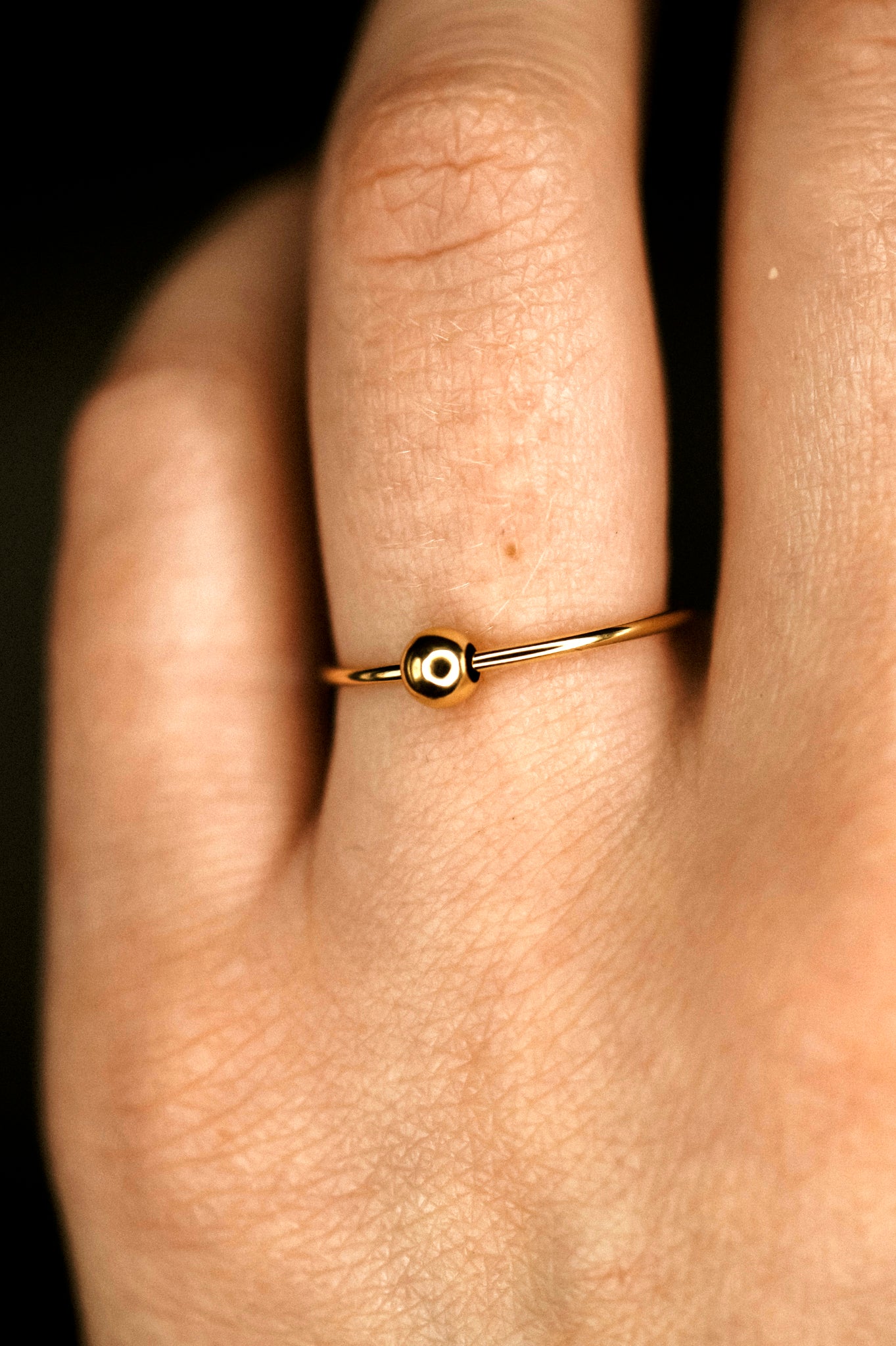 Spinner Ring, 14K Gold FIll