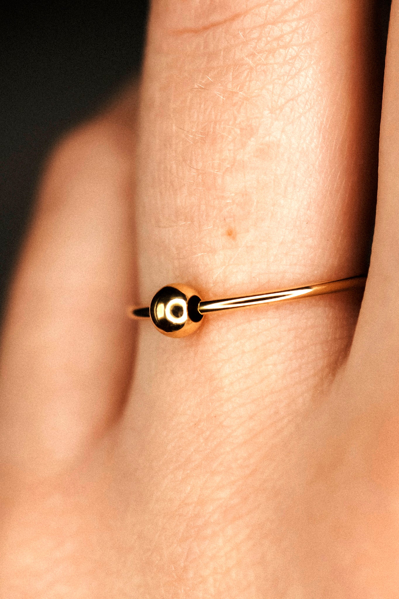 Spinner Ring, 14K Gold FIll