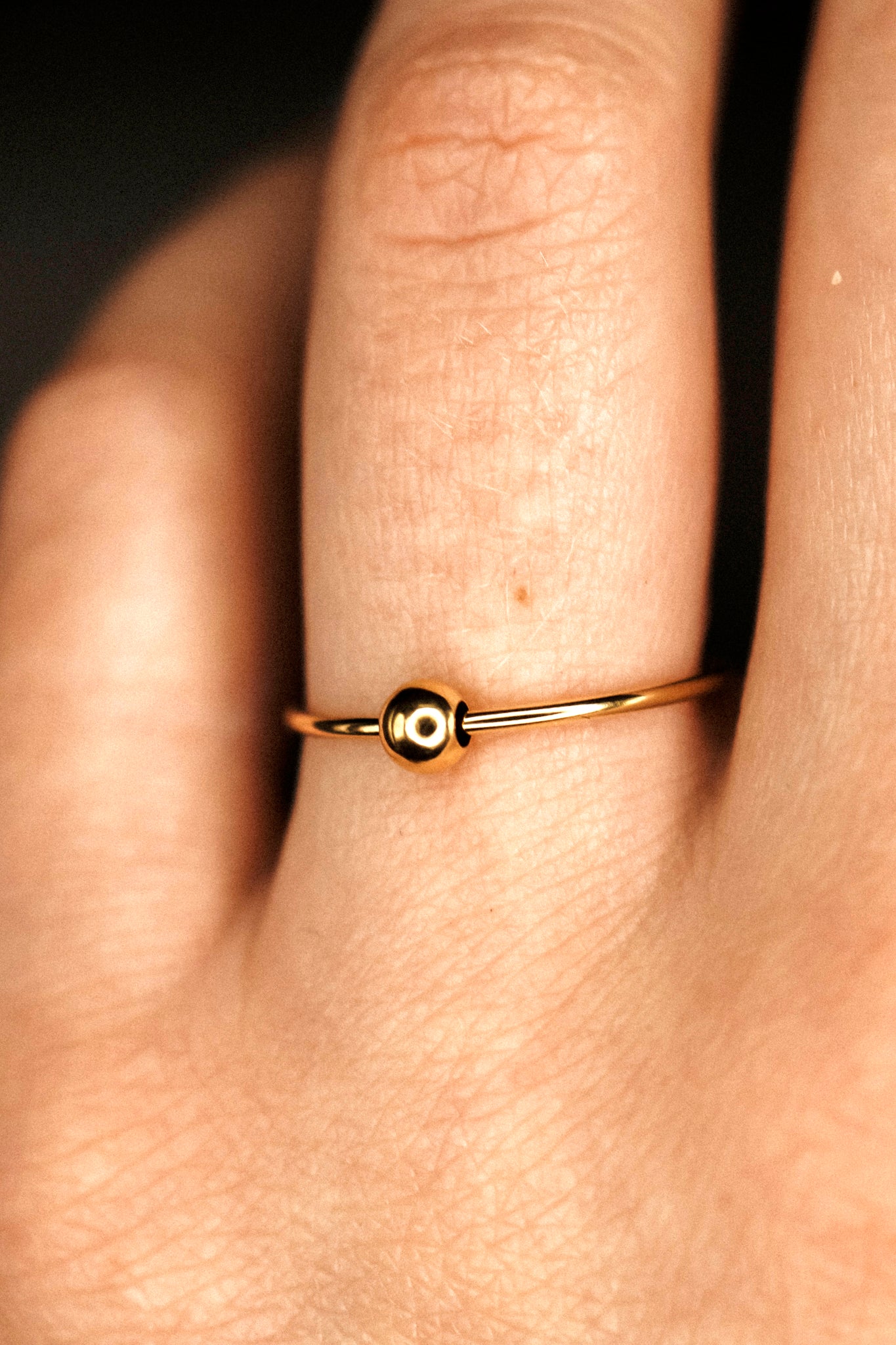 Spinner Ring, 14K Gold FIll