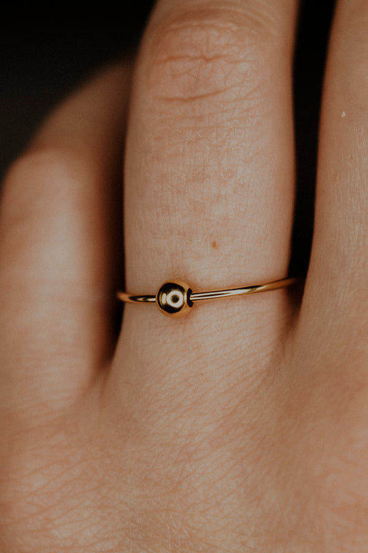 Spinner Ring, 14K Gold FIll