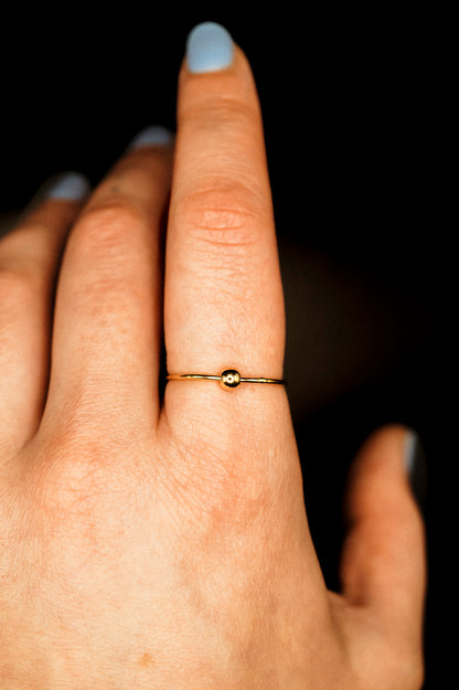Spinner Ring, 14K Gold FIll