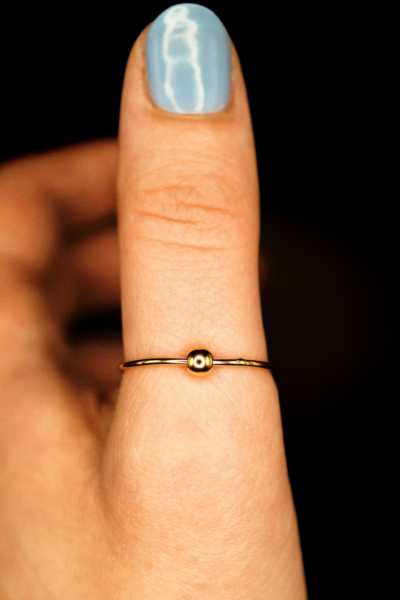 Spinner Ring, 14K Gold FIll