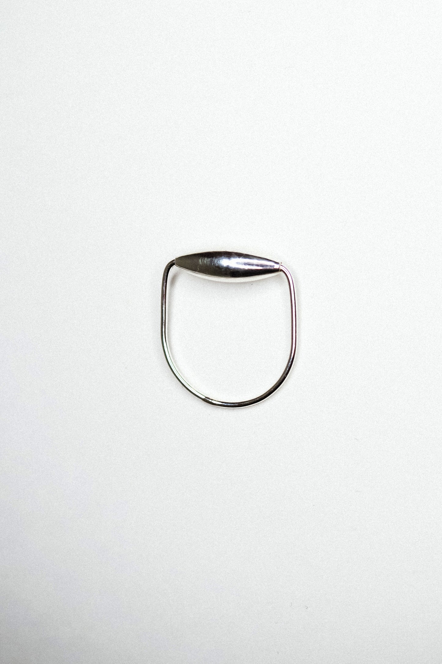 Baguette Spinner Ring, Sterling Silver