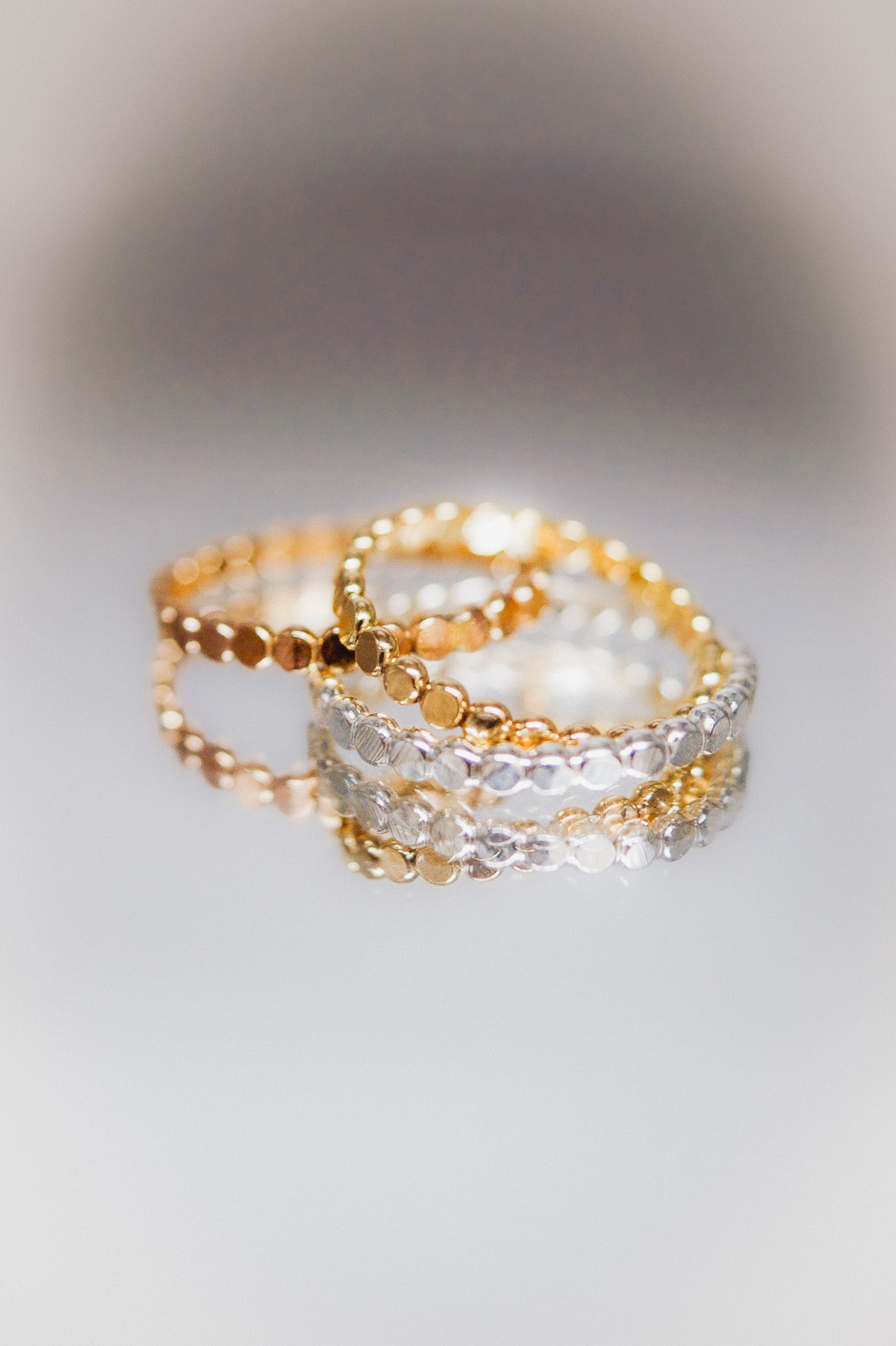 Mini Bead Ring, 14K Gold Fill