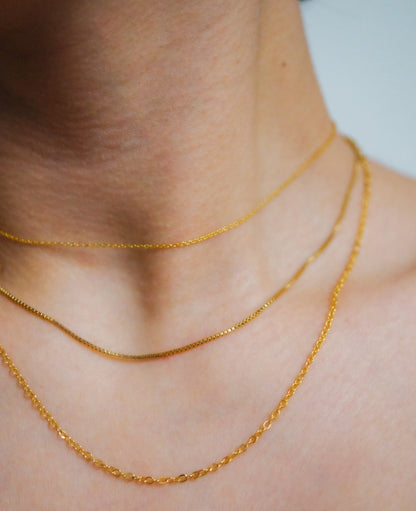 Thin 1mm Cable Chain Choker