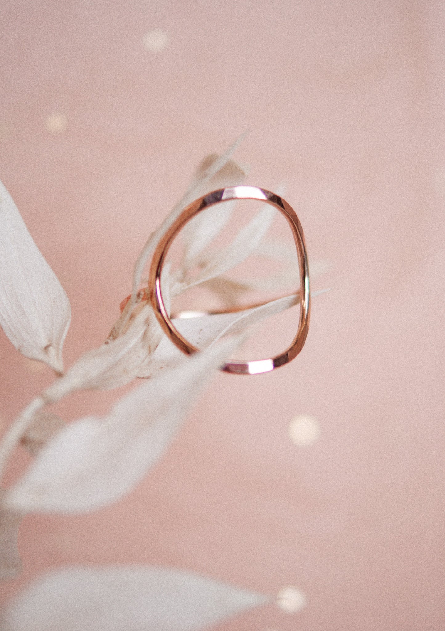 Circle Ring, 14K Rose Gold Fill