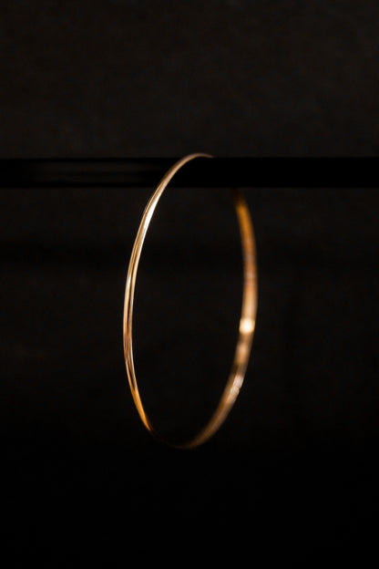 Bangle Bracelet, Gold Fill, Rose Gold Fill or Sterling Silver