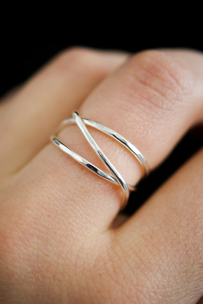 Wraparound Ring, Sterling Silver