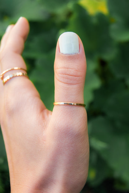 Thick Ring, 14K Gold Fill