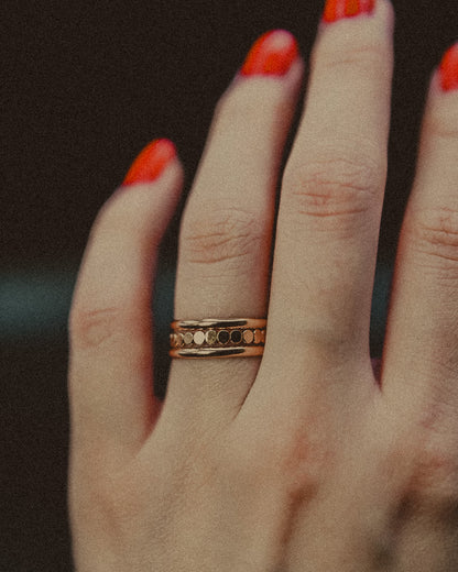 The Everyday Bead Set of 3 Stacking Rings, Gold Fill, Rose Gold Fill or Sterling Silver