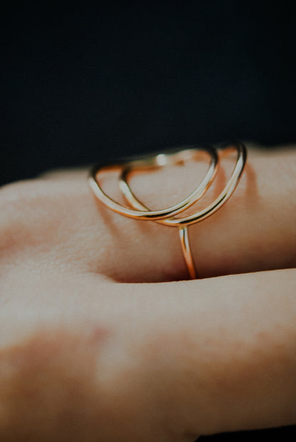 Eclipse Ring, 14K Rose Gold Fill
