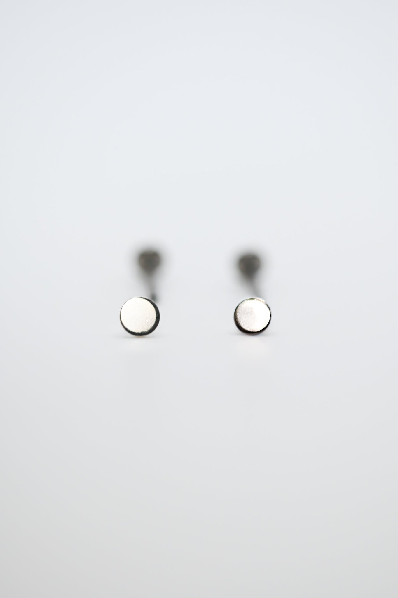 Mini Dot Flat Back Stud Earring