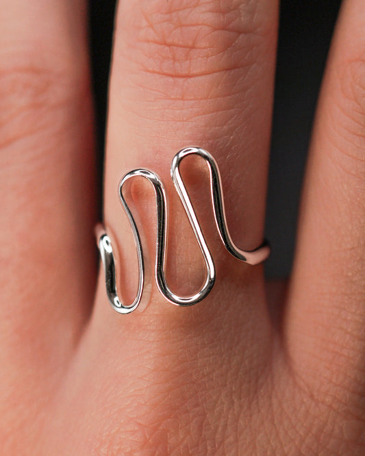 Form Ring, Sterling Silver