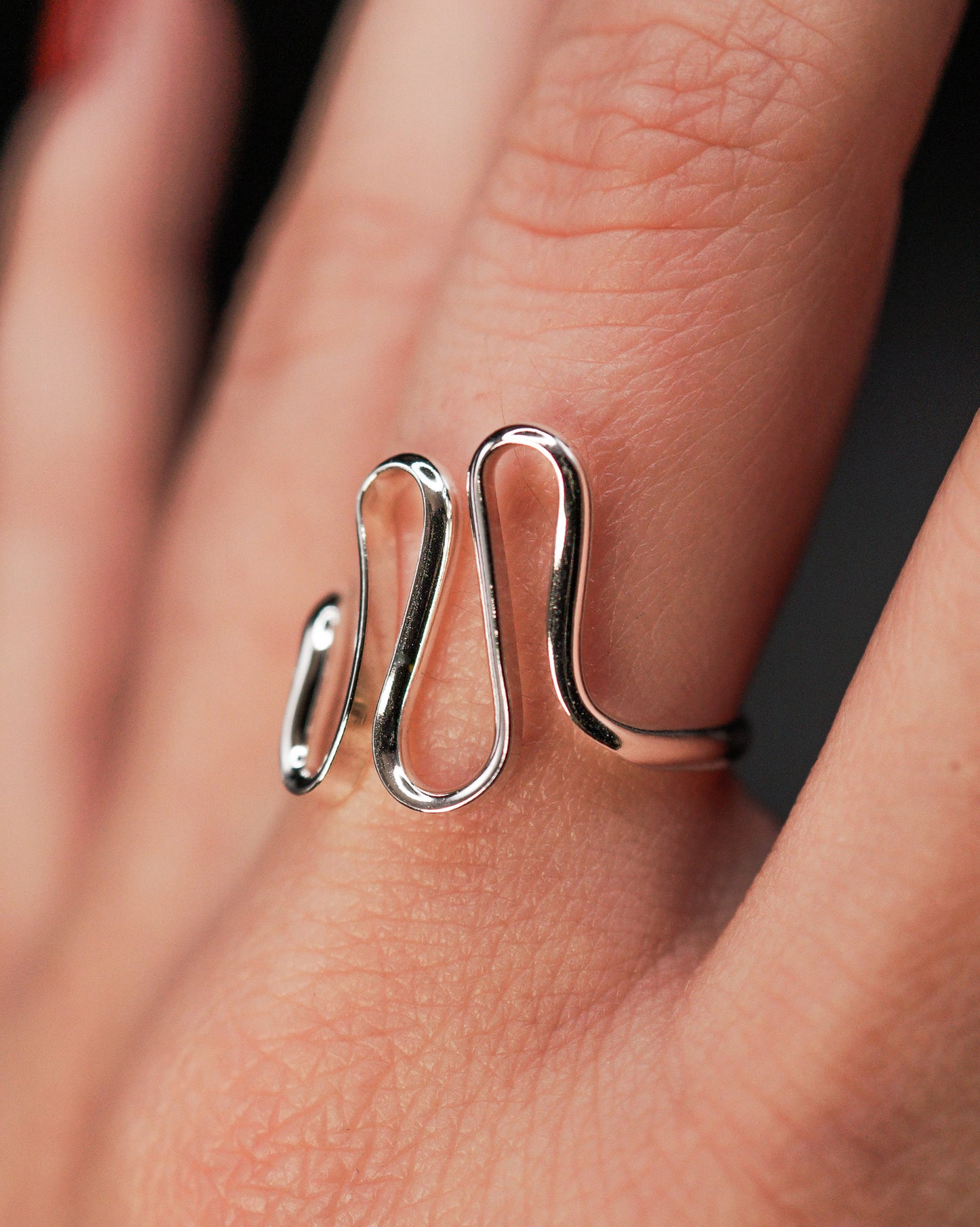 Form Ring, Sterling Silver