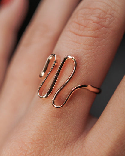 Form Ring, 14K Rose Gold Fill