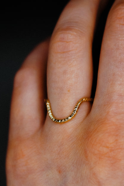 Sparkle Arc Ring, 14K Gold Fill