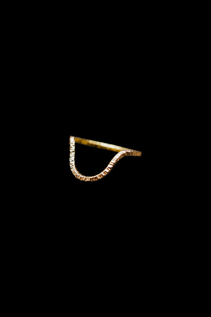 Sparkle Arc Ring, 14K Gold Fill