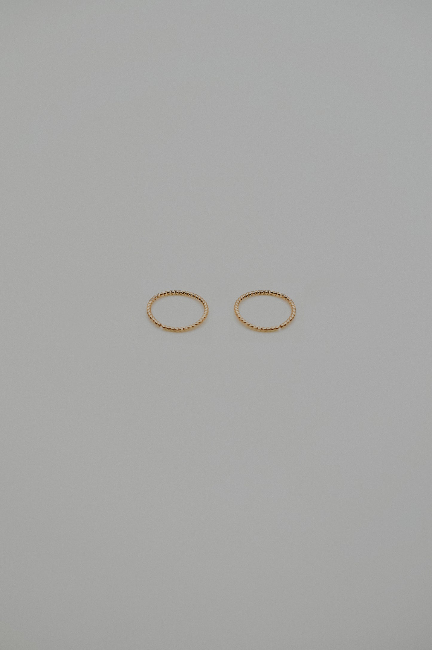 Twist Huggie Hoop Earring in 14K Gold Fill