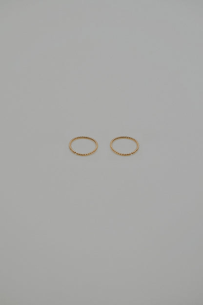 Twist Huggie Hoop Earring in 14K Gold Fill