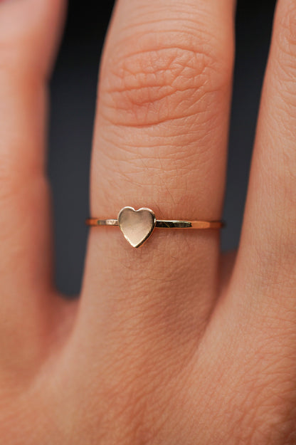 Heart Ring, 14K Gold Fill