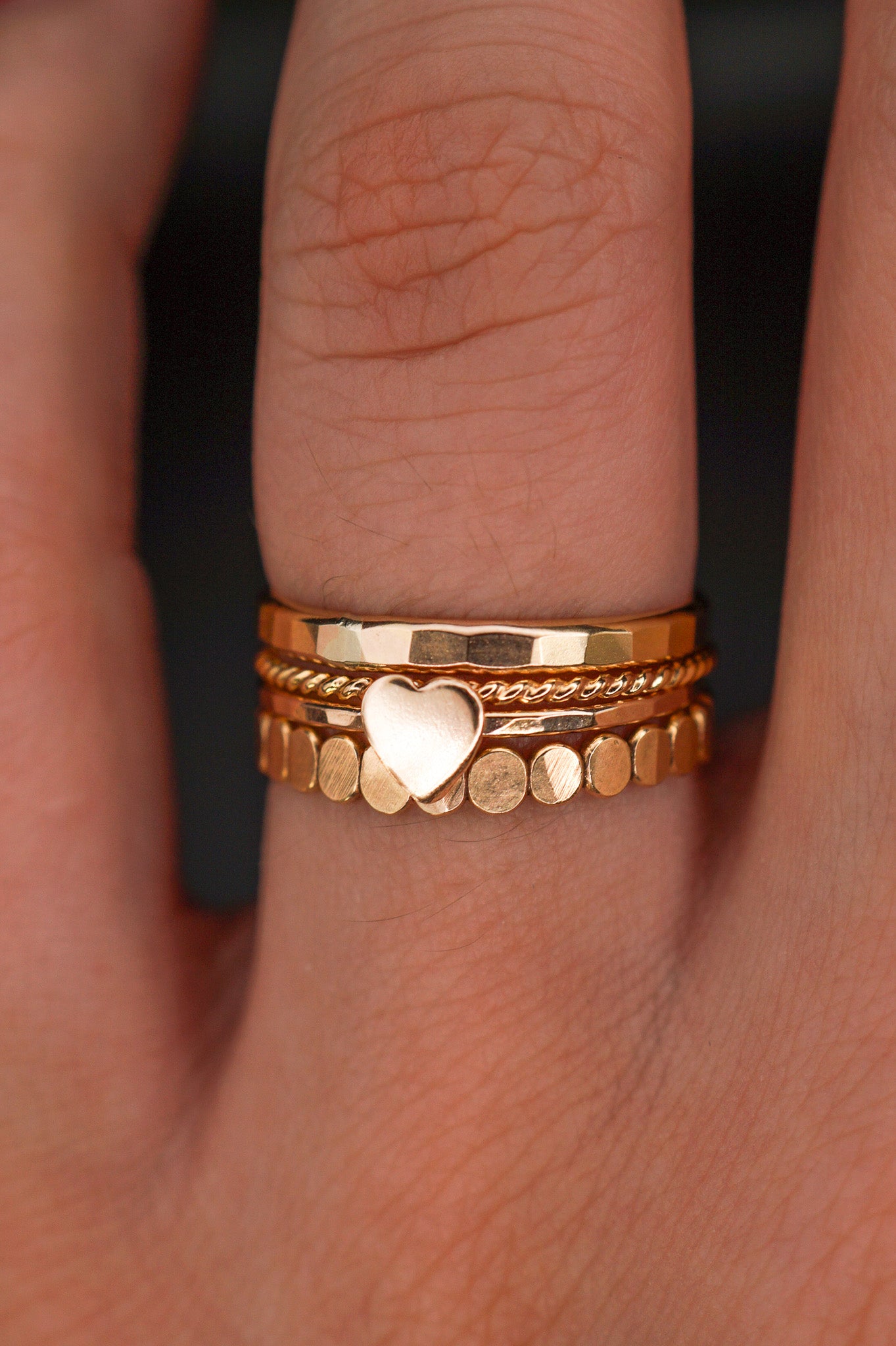 Heart Ring, 14K Gold Fill