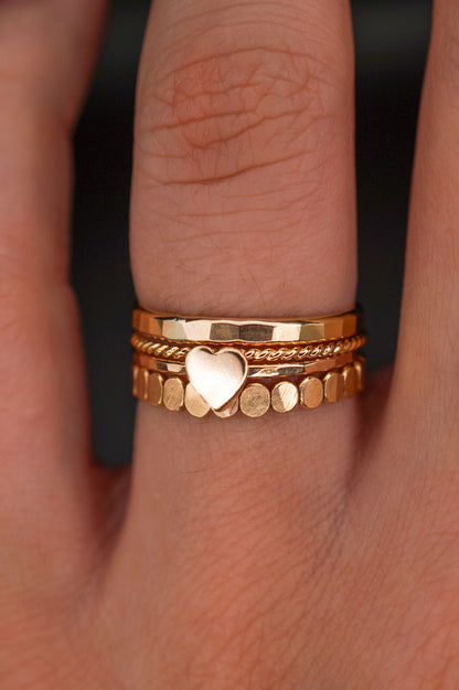 Heart Ring, 14K Gold Fill