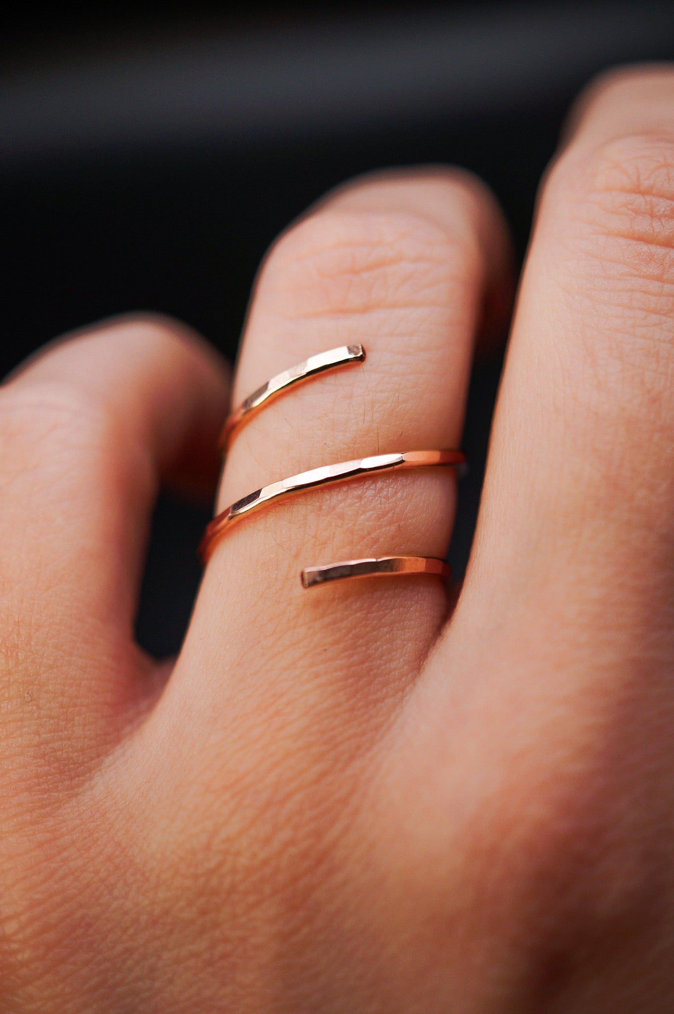 Helix Ring, 14K Rose Gold Fill