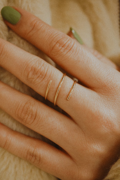 Helix Ring, 14K Rose Gold Fill