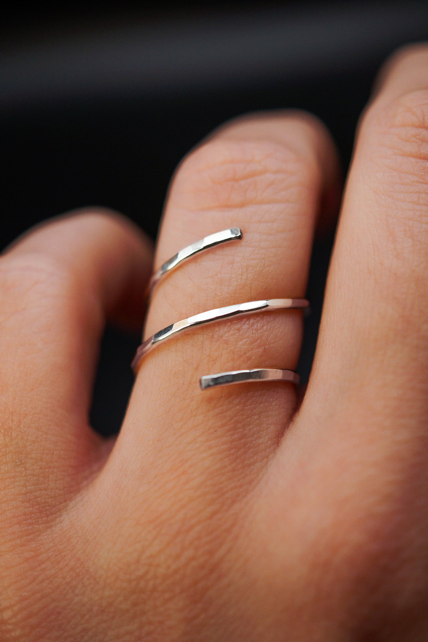 Helix Ring, Sterling Silver