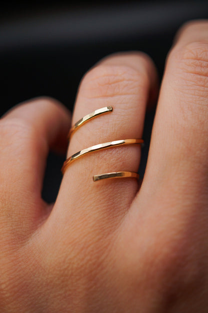 Helix Ring, 14K Gold Fill