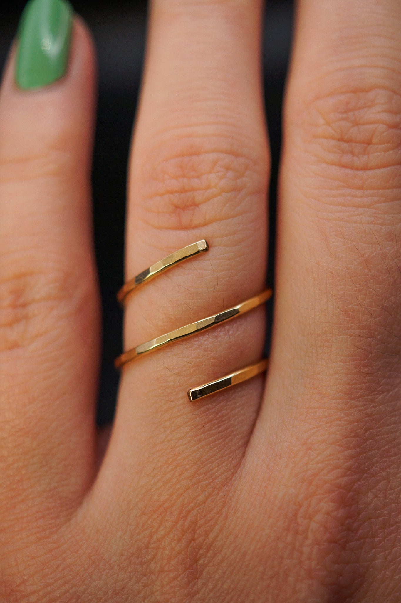 Helix Ring, 14K Gold Fill