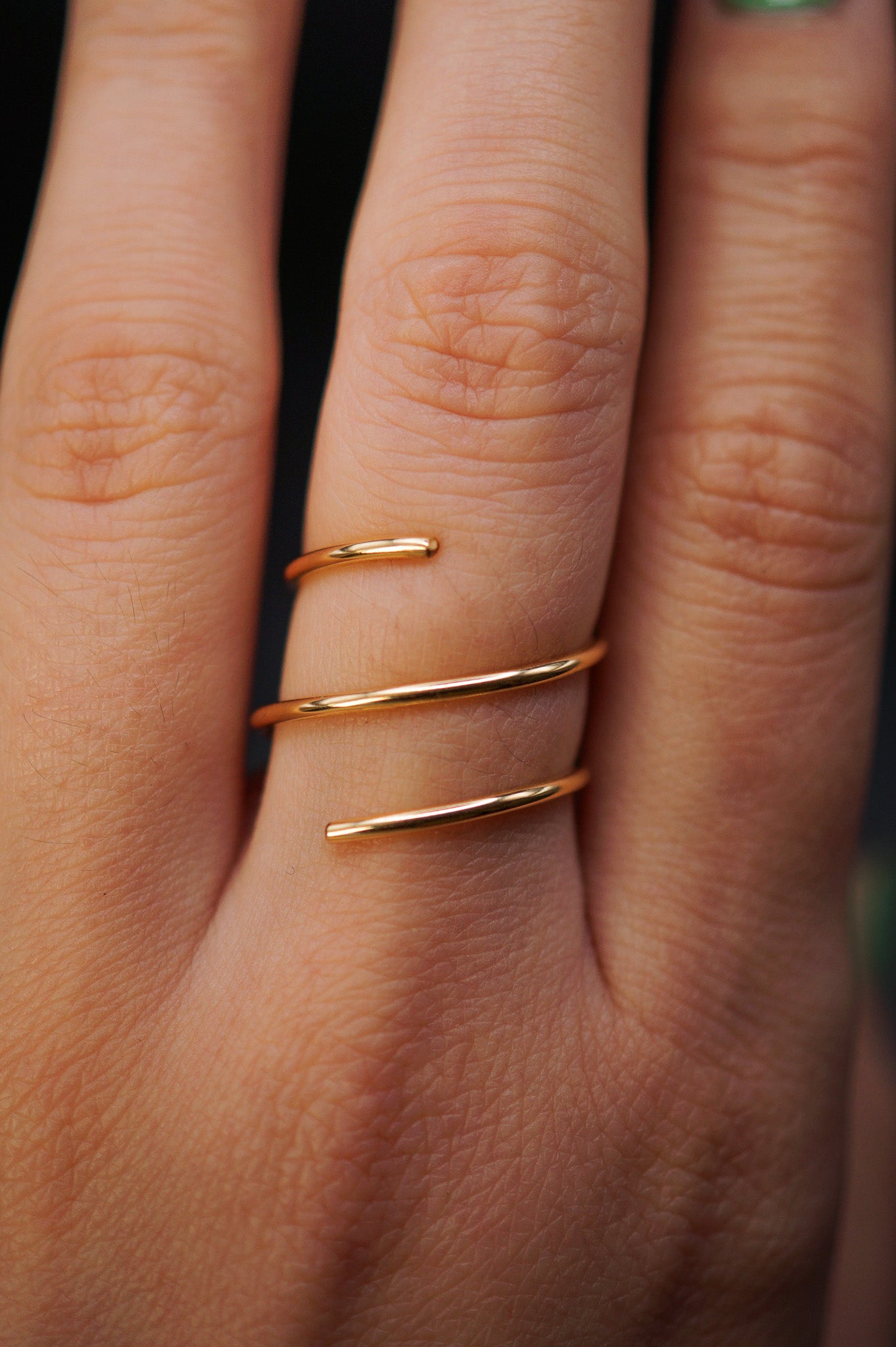 Helix Ring, 14K Gold Fill