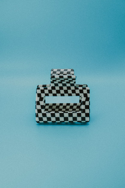 Checkered Hair Claws