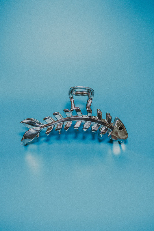 Fishbone Metal Hair Claw