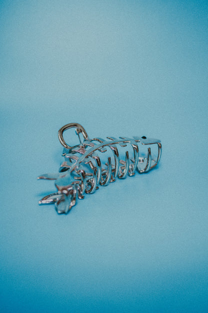 Fishbone Metal Hair Claw