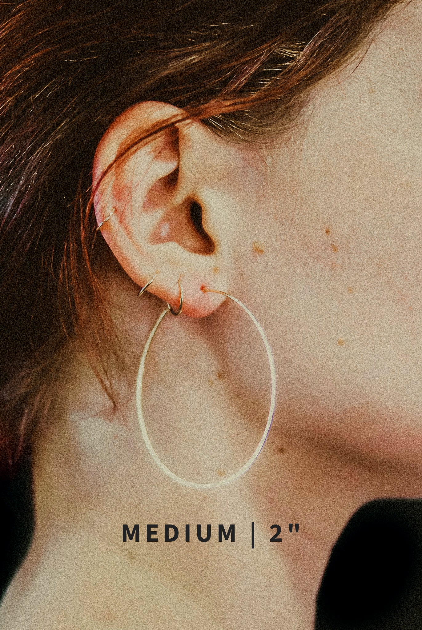 6.5mm High Polish Single Rose Gold Hoop Earring | Ylang 23