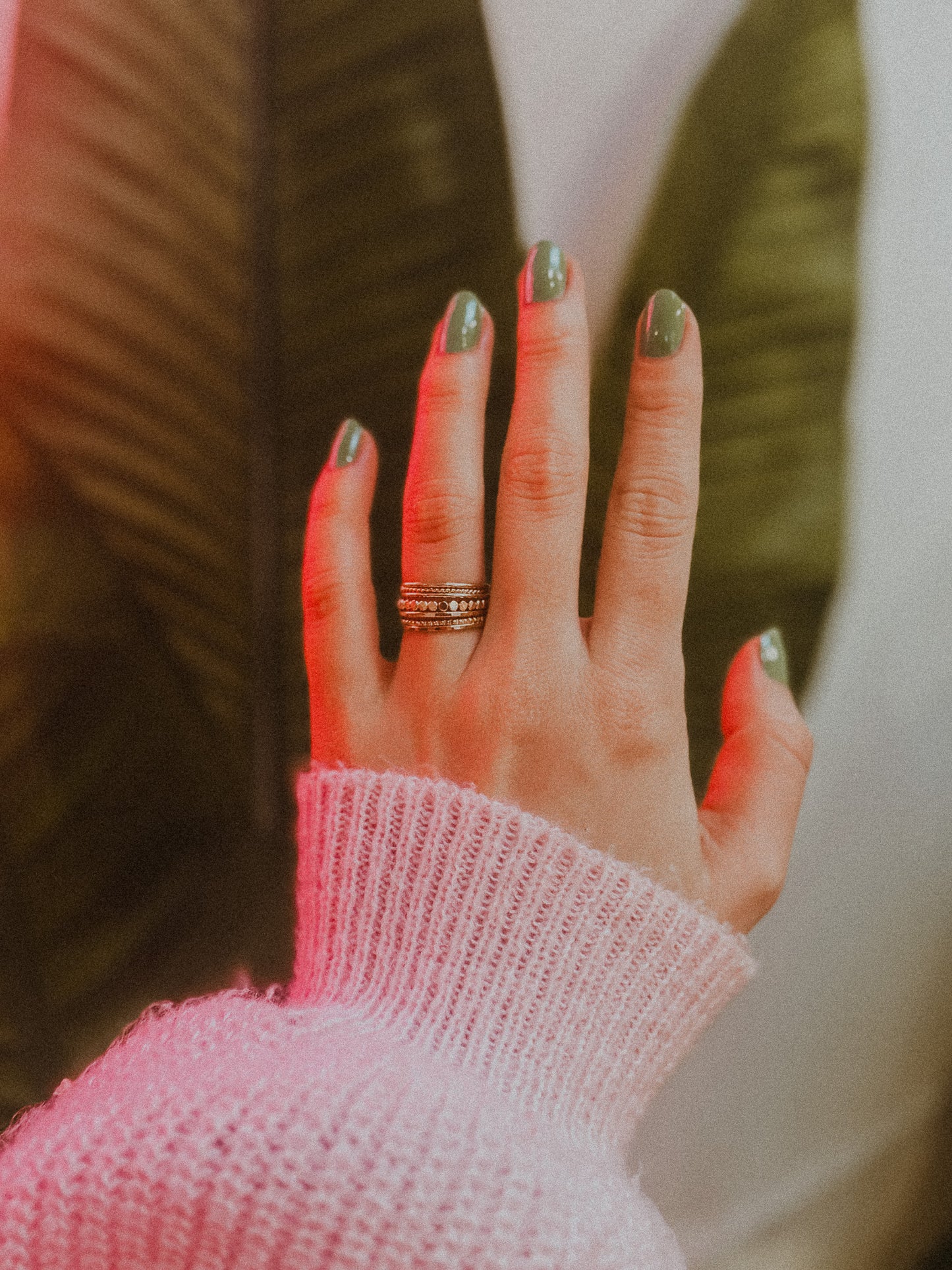 The Classic Textured Set of 7 Stacking Rings