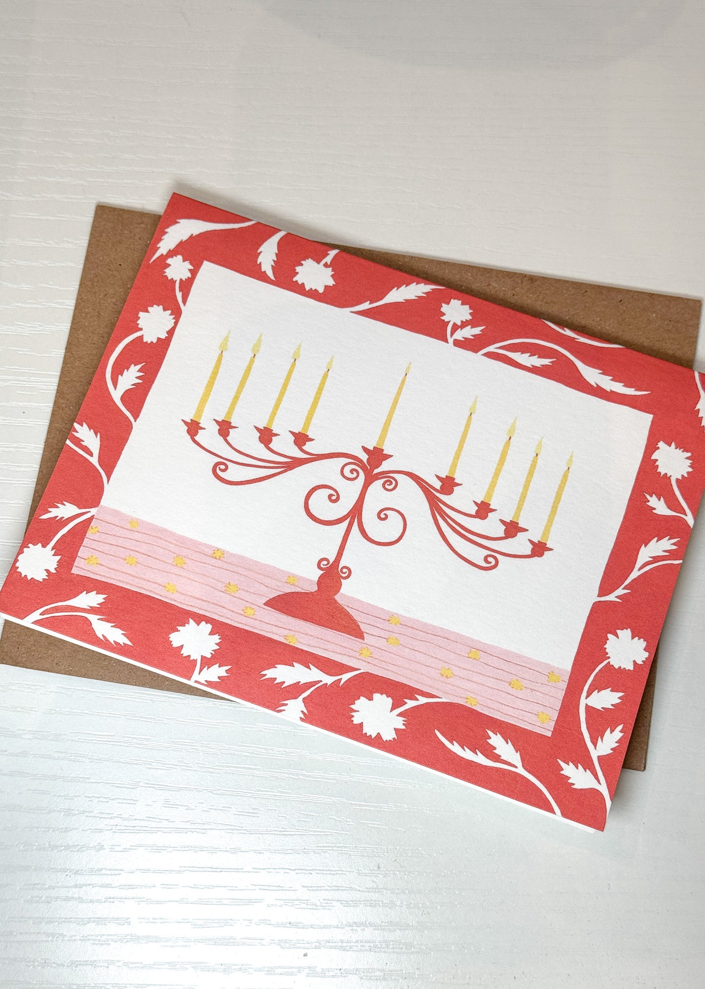 Menorah Holiday Card