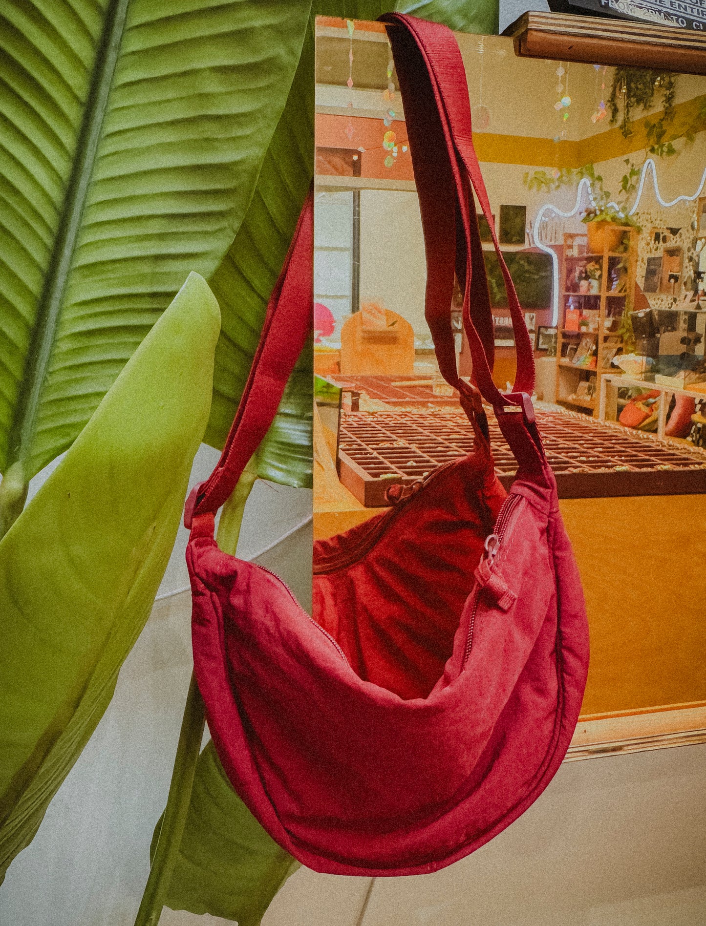 Maroon Crossbody Bag