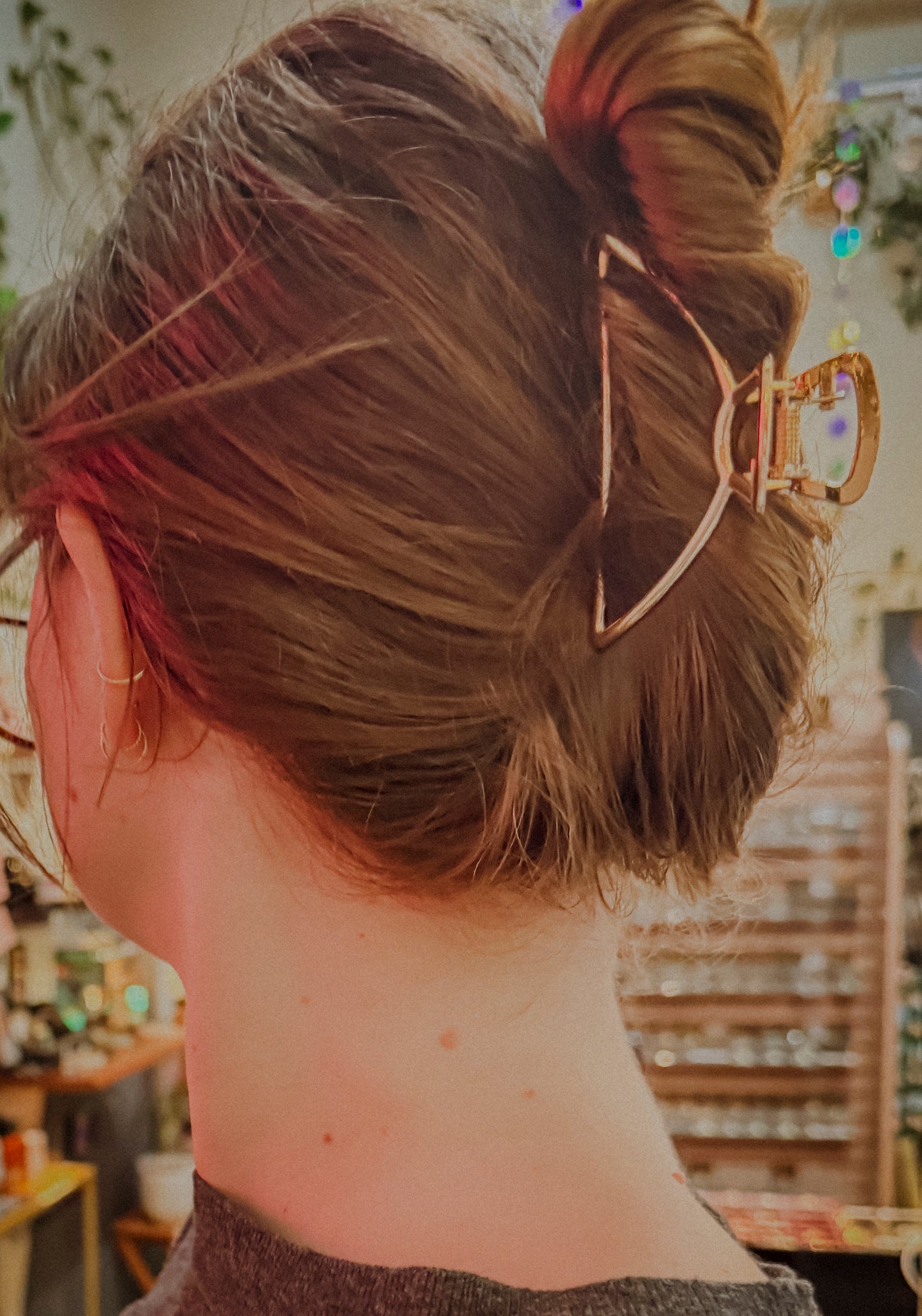 Small Triangle Metal Hair Claw