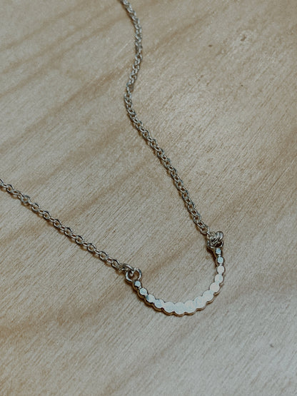 Small Bead Necklace, Gold Fill, Rose Gold Fill, or Sterling Silver