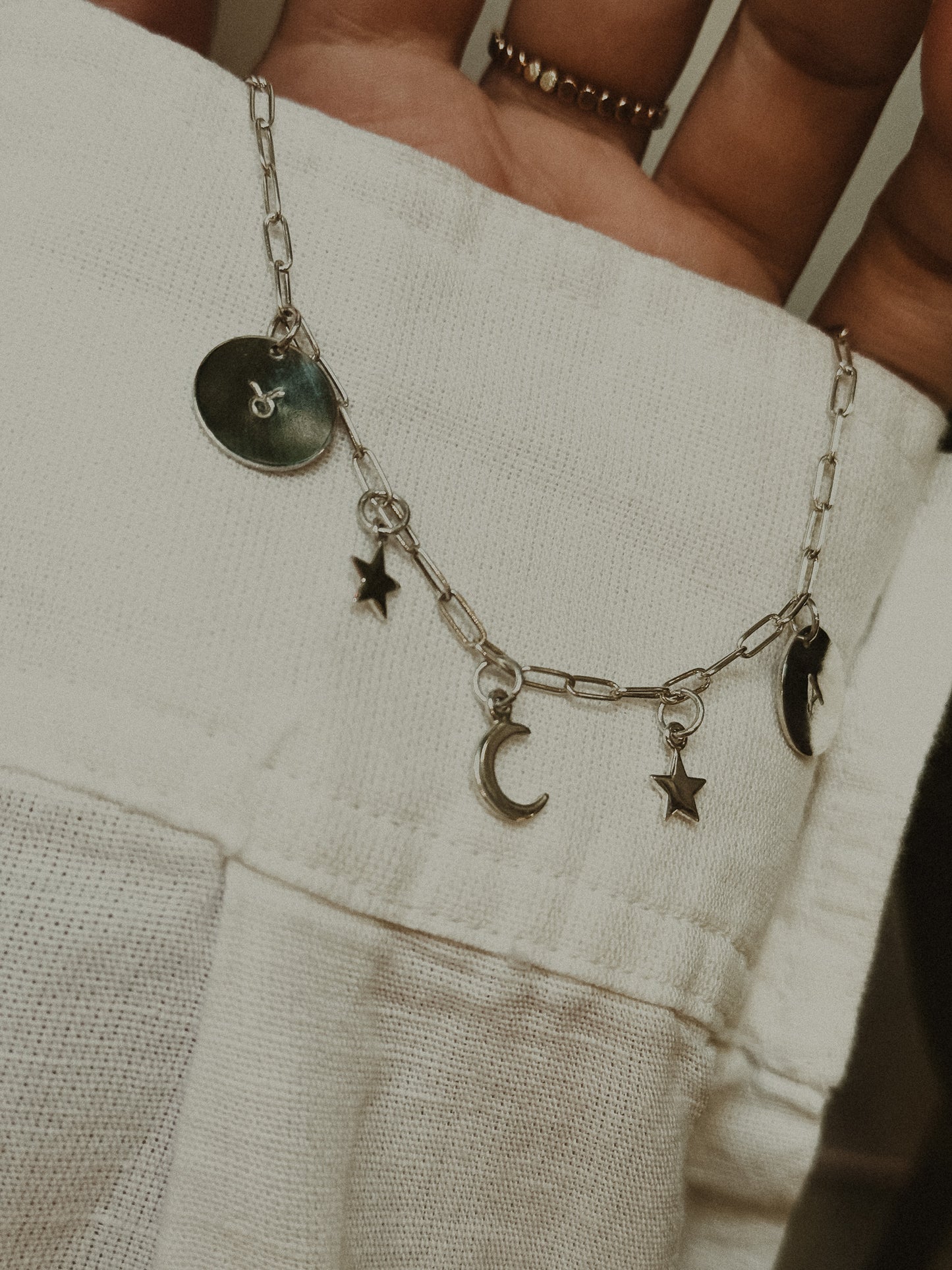 Tiny Star Charm, Sterling Silver