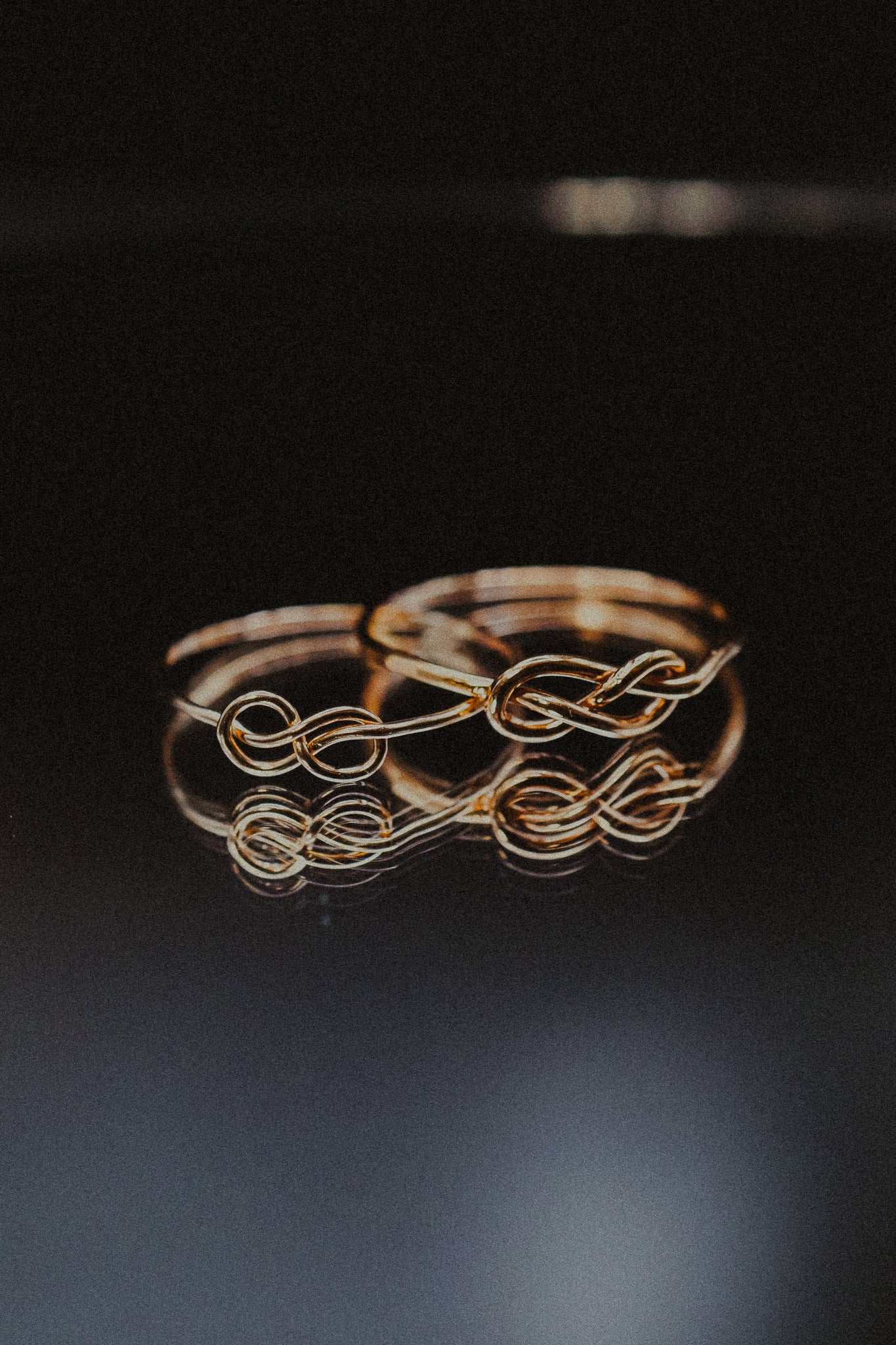 Infinity Knot Ring, 14K Gold Fill