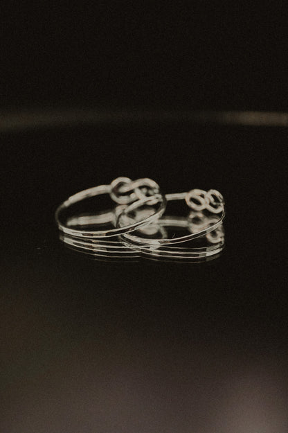 Infinity Knot Ring, Sterling Silver