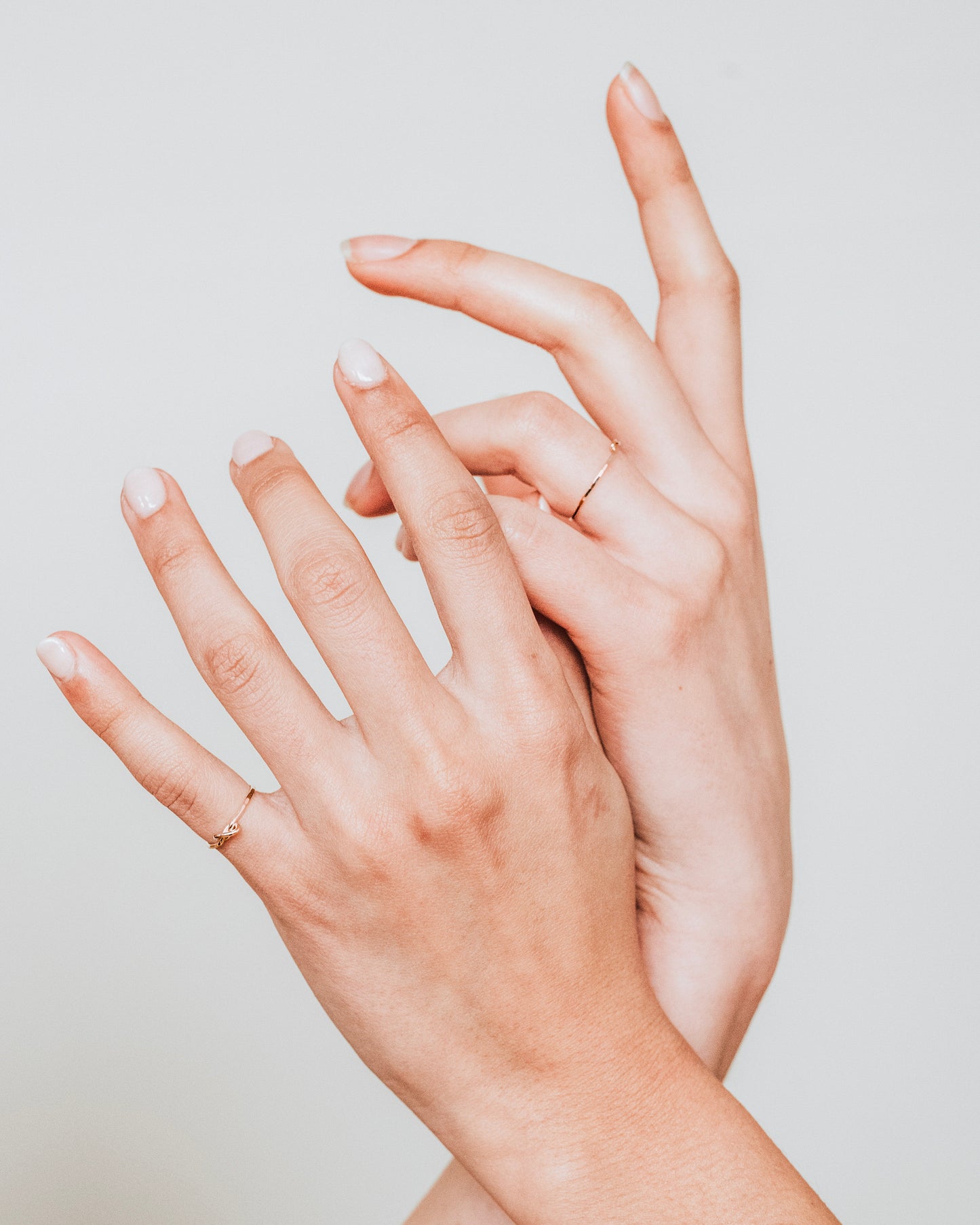 Closed Knot Ring, 14K Rose Gold Fill