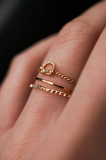 The Kasey Set of 3 Stacking Rings